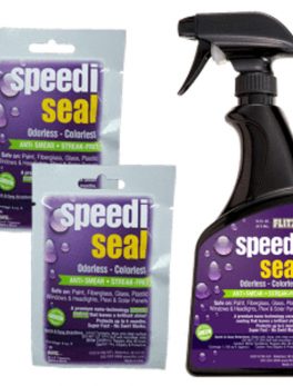 Flitz Speedi Seal 16oz Spray Bottle w/2-8" x 8" Towelette Packet