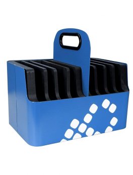 Lockncharge 8-Slot Carry Basket Blue SUB7012