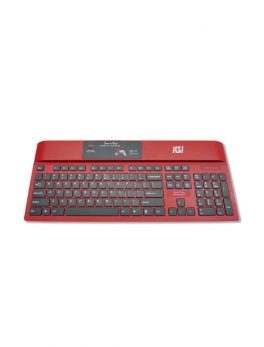 Ksi 1700SX RFID Reader USB Keyboard Red KSI-1700 SX HB-16 Red