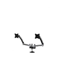 Peerless LCT620AD-G Dual Monitor Arm Flat Panel Display 19 To 30 Black
