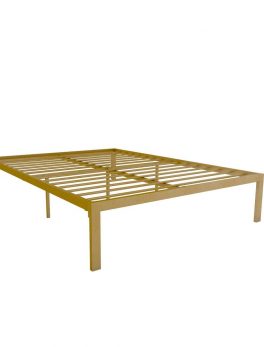 Signature Sleep 4148329 Steel Platform Full Size Bed - Gold