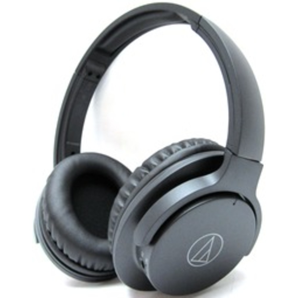 Audio-Technica QuietPoint Wireless Active Noise-Cancelling Headphones - Stereo - Mini-phone - Wired/Wireless - Bluetooth - 32.8 ft - 32 Ohm - 20 Hz - 20 kHz - Over-the-head - Binaural - Circumaural - 3.90 ft Cable - Omni-directional, Condenser Microphone