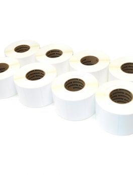 Intermec E08556 Polyester Labels - 4 x 2.5 inch Labels - 8 Pack