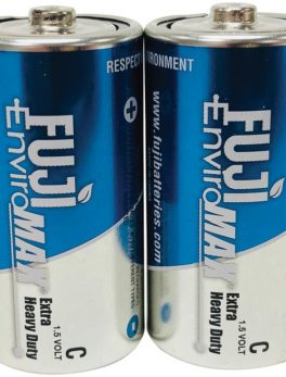 Fuji Batteries 3200BP2 EnviroMax C Extra Heavy-Duty Batteries, 2 pk