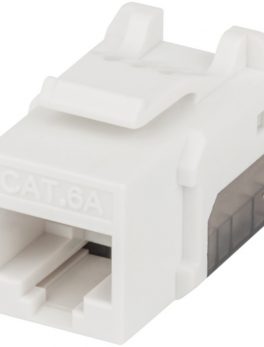 Intellinet Network Solutions 772358 FastPunch CAT-6A UTP Keystone Jack (White)