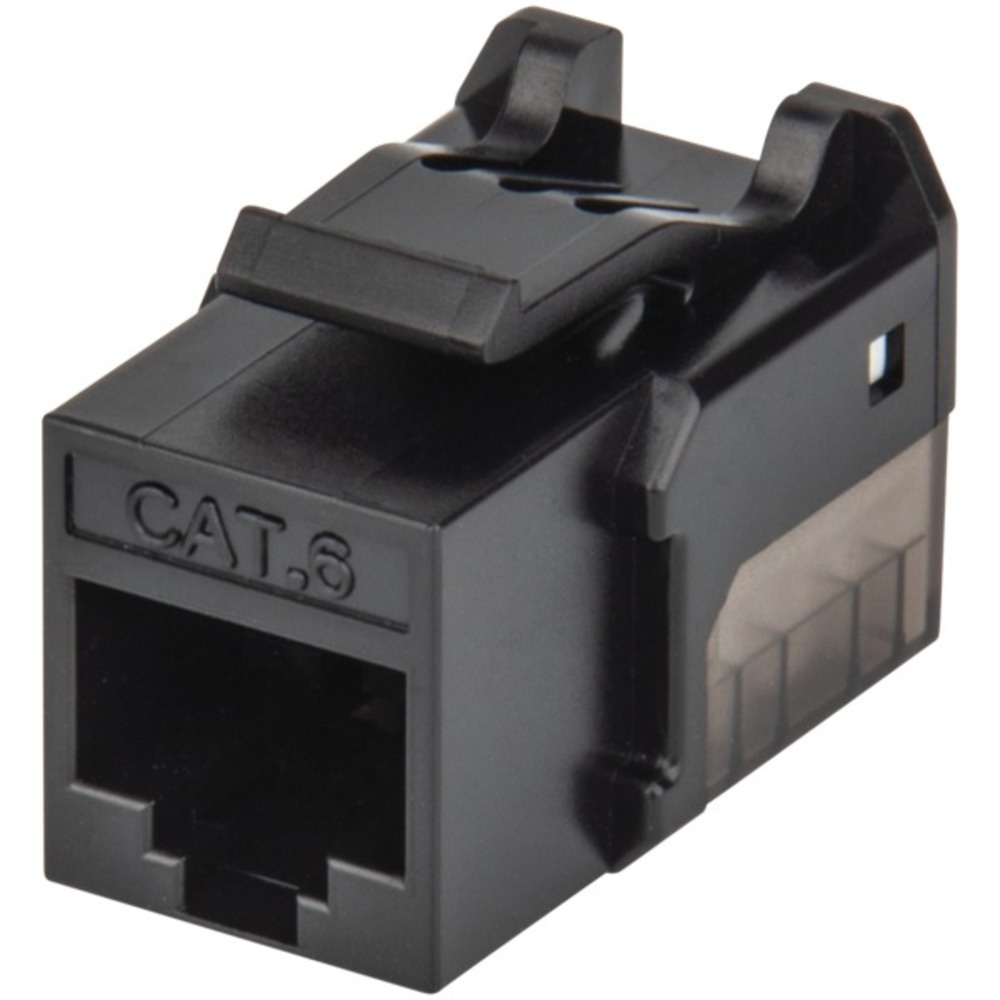 Intellinet Network Solutions 772280 FastPunch CAT-6 UTP Keystone Jack (Black)