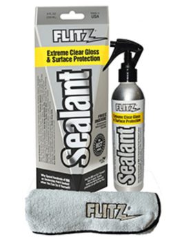 Flitz Sealant Spray Bottle w/Microfiber Polishing Cloth - 236ml/8oz *Case of 6*
