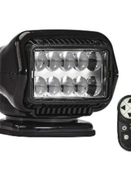 Golight Stryker ST Series Permanent Mount Black LED w/Wireless Handheld Remote