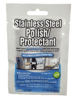 Flitz Stainless Steel Polish 8" x 8" Towelette Packet