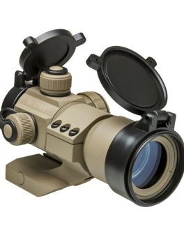 NcSTAR Tactical Red Green Blue Dot w Cant Weaver Mount Tan