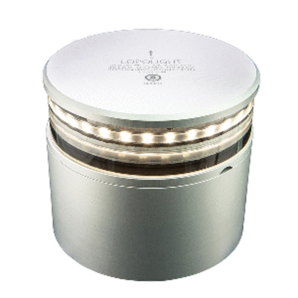 Lopolight 360 and deg; Double Stack Anchor Light - Round Housing - 7M Cable