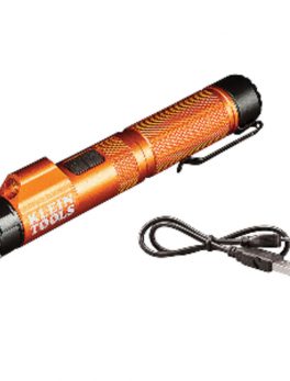 Klein Tools Rechargeable Focus Flashlight w/Laser - 350 Lumens