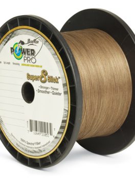 Power Pro Super 8 Slick Braid 80lb 1500 yards Timber Brown