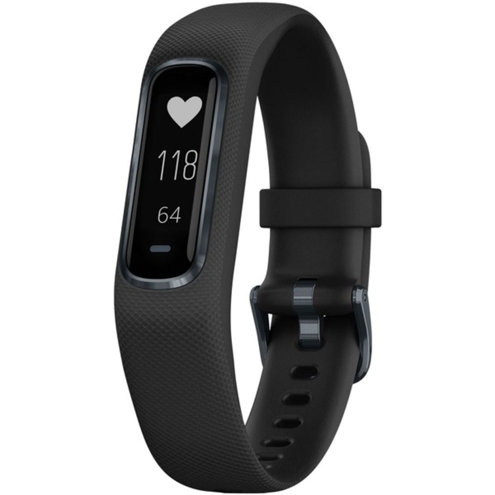 Garmin 010-01995-13 vivosmart 4 Activity Tracker (Black with Midnight Hardware, Large Wrists)