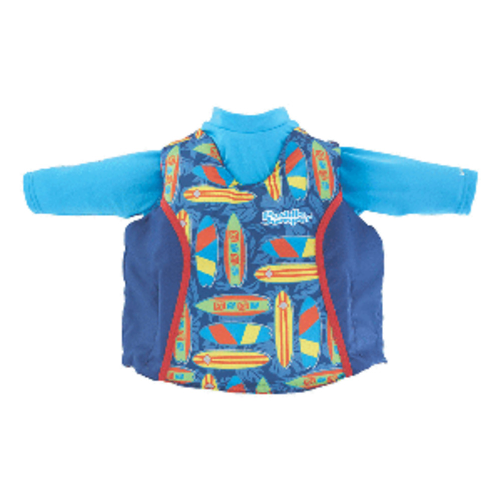 Puddle Jumper Kids 2-in-1 Life Jacket and amp; Rash Guard - Surfboards - 33-55lbs