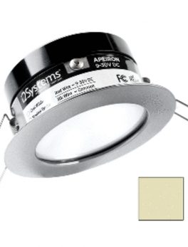 i2Systems Apeiron PRO A503 - 3W Spring Mount Light - Round - Warm White - Brushed Nickel Finish