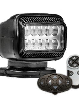 Golight Radioray GT Series Permanent Mount - Black LED - Wireless Handheld and amp; Wireless Dash Mount Remotes