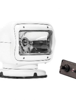 Golight Radioray GT Series Permanent Mount - White Halogen - Hard Wired Dash Mount Remote
