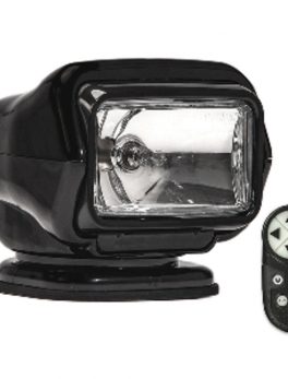 Golight Stryker ST Series Permanent Mount Black Halogen w/Wireless Handheld Remote