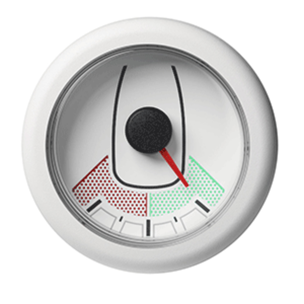 VDO Marine 2-1/16" (52mm) OceanLink Rudder Angle Gauge - Left/Right - White Dial and amp; Bezel