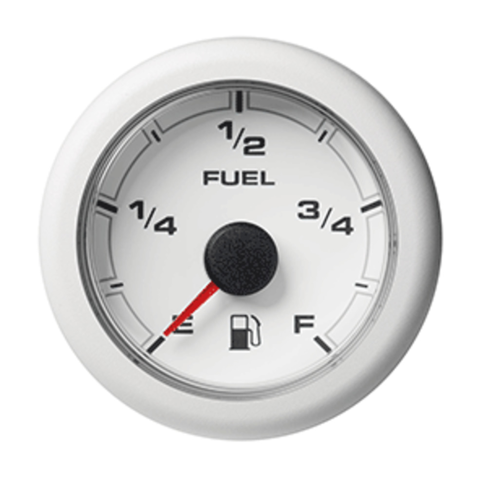 VDO Marine 2-1/16" (52MM) OceanLink Fuel Level Gauge - White Dial and amp; Bezel