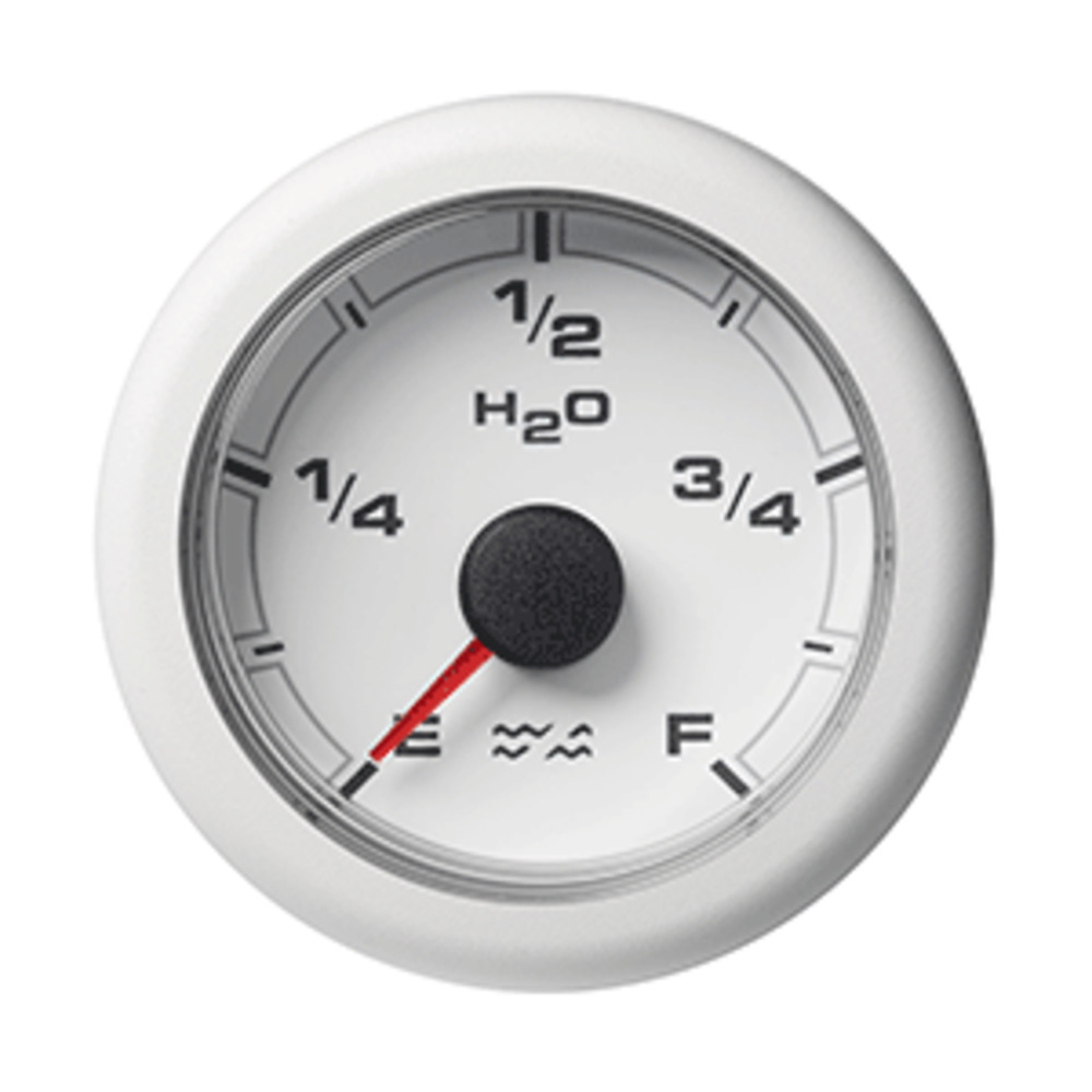 VDO Marine 2-1/16" (52MM) OceanLink Waste Water Gauge - White Dial and amp; Bezel