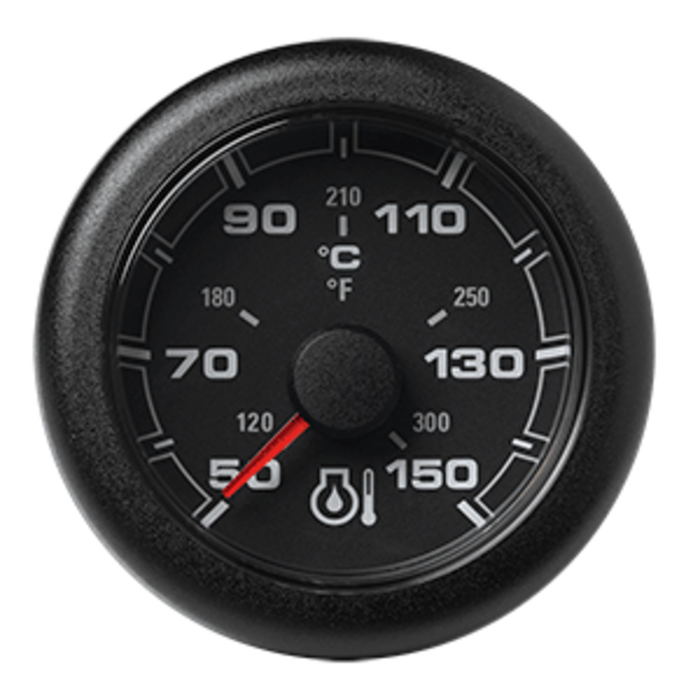 VDO Marine 2-1/16" (52MM) OceanLink Engine Oil Temperature 150 and deg;C/300 and deg;F - Black Dial and amp; Bezel