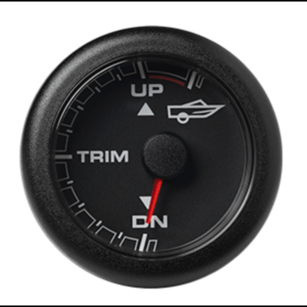 VDO Marine 2-1/16" (52MM) OceanLink Engine Trim Gauge - Black Dial and amp; Bezel