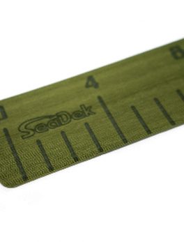 SeaDek 4" x 36" 3mm Fish Ruler w/Laser SD Logo - Olive Green