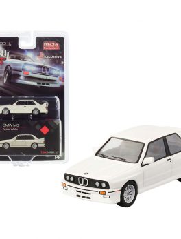 BMW M3 (E30) Alpine White Limited Edition to 4,800 pieces Worldwide 1/64 Diecast Model Car by True Scale Miniatures MGT00041