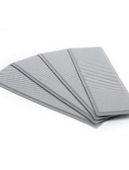 SeaDek Embossed 5mm 4-Piece Step Kit - 3.75" x 12.75" - Storm Gray