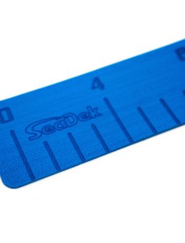SeaDek 4" x 36" 3mm Fish Ruler w/Laser SD Logo - Bimini Blue