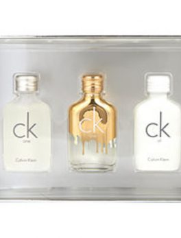 Calvin Klein Variety 3 Piece Unisex Mini Variety With Ck One and Ck One Gold and Ck All And All Are .33 Oz Mini For Anyone