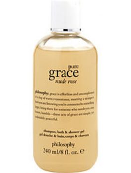 Philosophy Pure Grace Nude Rose Shampoo, Bath And Shower Gel 8 Oz For Women