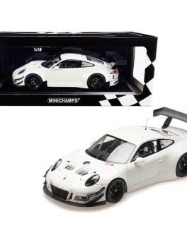 2018 Porsche 911 GT3 R White Limited Edition to 300 pieces Worldwide 1/18 Diecast Model Car by Minichamps 155186900