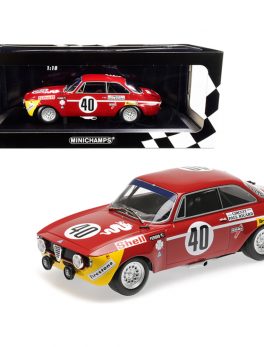 Alfa Romeo GTA 1300 Junior #40 Picchi / Chasseuil Winners Division 1 12H Paul Ricard (1971) Limited Edition to 336 pieces Worldwide 1/18 Diecast Model Car by Minichamps 155711240