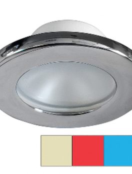 i2Systems Apeiron A3120 Screw Mount Light - Red, Warm White and amp; Blue - Chrome Finish