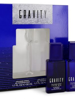Gravity By Coty Gift Set -- Two 1.7 Oz Cologne Sprays For Men