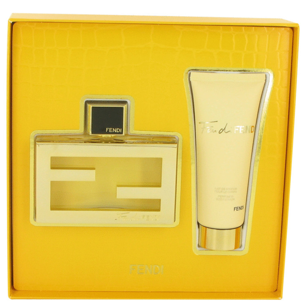 Fan Di Fendi By Fendi Gift Set -- 2.5 Oz Eau De Parfum Spray + 2.5 Oz Body Lotion For Women