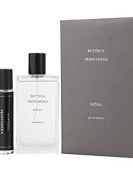 Bottega Profumiera Inflora Eau De Parfum Spray 3.4 Oz and Two Eau De Parfum Spray 1 Oz Travel Sprays For Women