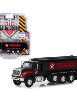 2018 International WorkStar Tanker Truck Black Texaco S.D. Trucks Series 8 1/64 Diecast Model by Greenlight 45080A