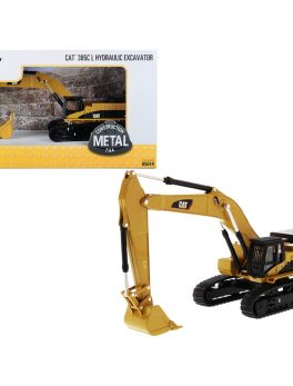 CAT Caterpillar 385C L Hydraulic Tracked Excavator Play and Collect! Series 1/64 Diecast Model by Diecast Masters 85614