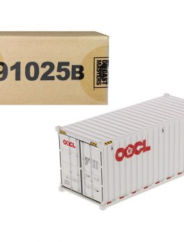 20" Dry Goods Sea Container OOCL White Transport Series 1/50 Model by Diecast Masters 91025B