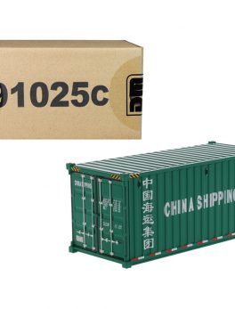 20" Dry Goods Sea Container China Shipping Green Transport Series 1/50 Model by Diecast Masters 91025C