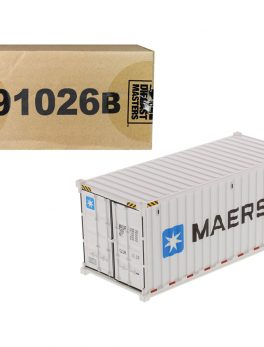 20" Refrigerated Sea Container MAERSK White Transport Series 1/50 Model by Diecast Masters 91026B