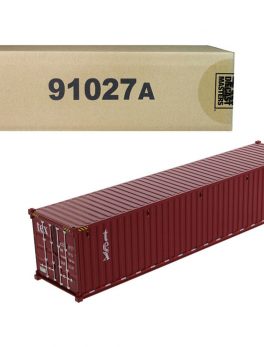 40" Dry Goods Sea Container TEX Burgundy Transport Series 1/50 Model by Diecast Masters 91027A
