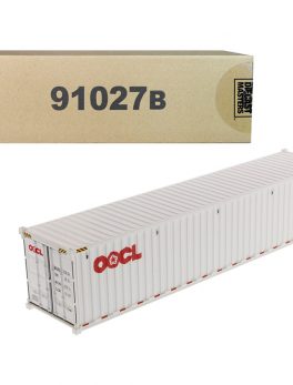 40" Dry Goods Sea Container OOCL White Transport Series 1/50 Model by Diecast Masters 91027B
