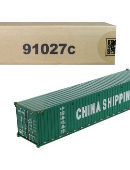40" Dry Goods Sea Container China Shipping Green Transport Series 1/50 Model by Diecast Masters 91027C