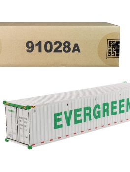 40" Refrigerated Sea Container EverGreen White Transport Series 1/50 Model by Diecast Masters 91028A