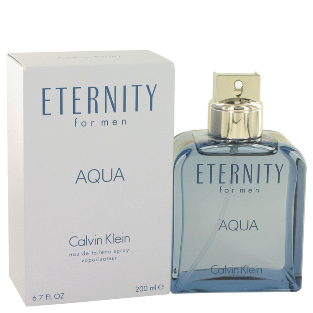 Eternity Aqua By Calvin Klein Eau De Toilette Spray 6.7 Oz For Men
